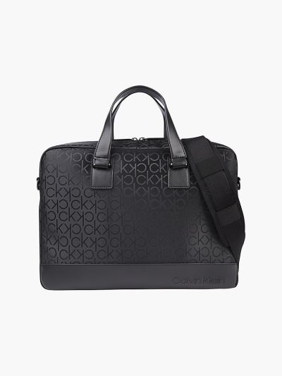 Calvin Klein Táskák & Kiegészítők HU368197 | Calvin Klein Logo Férfi Laptop Táska Fekete
